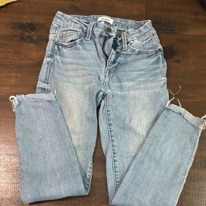 Pistola Cropped Women's skinny Jeans with cuffs